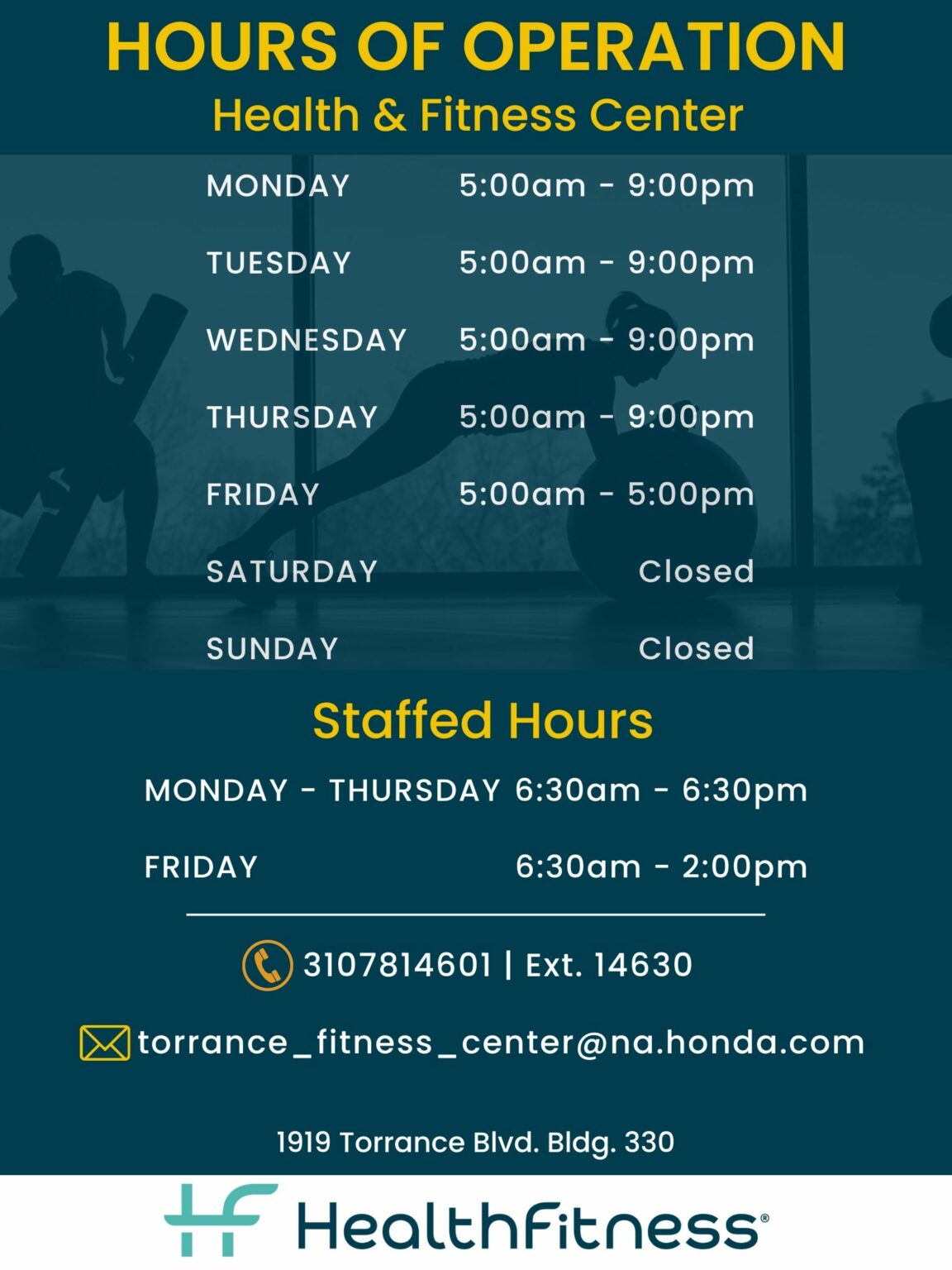 TFC Hours Honda Wellness